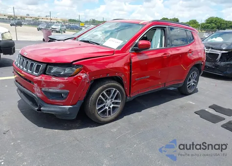 2018 Jeep Compass Sun And Wheel Fwd z USA, uszkodzony, nr VIN 3C4NJCBB9JT488355
